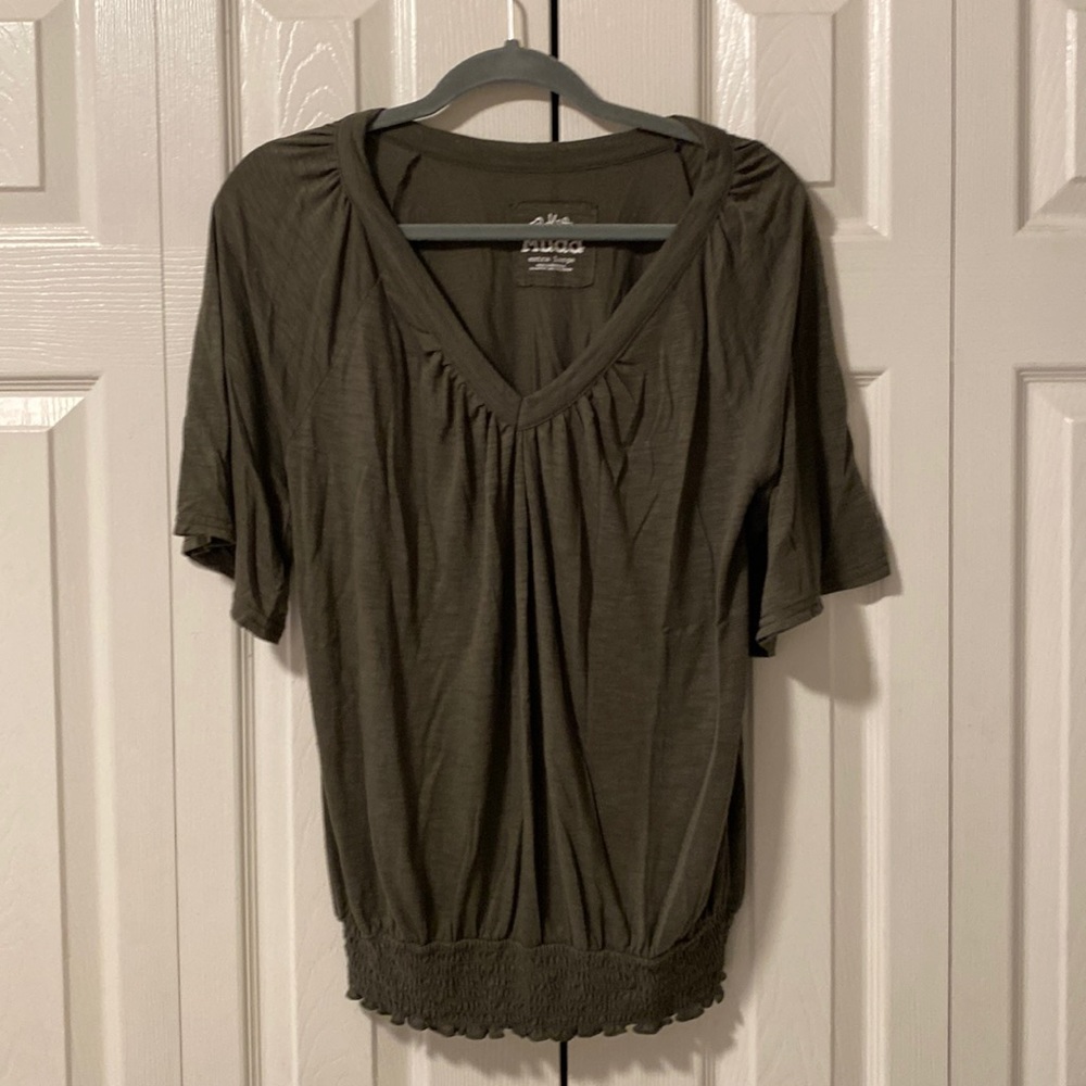 Mudd XL olive shirt